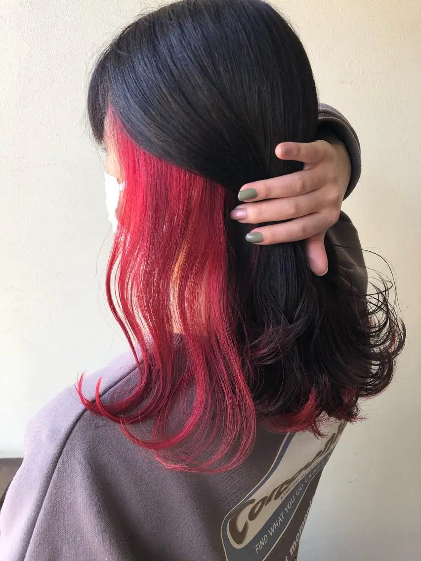 ミディアム カット ヘアカラー トリートメント 🌻韓国風ヘア🌻 ✨🌷ナナコ🌷のヘアスタイル