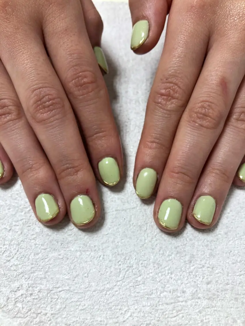 ネイル ピスタチオネイル 東大阪/ ROBED nail salonのネイルデザイン
