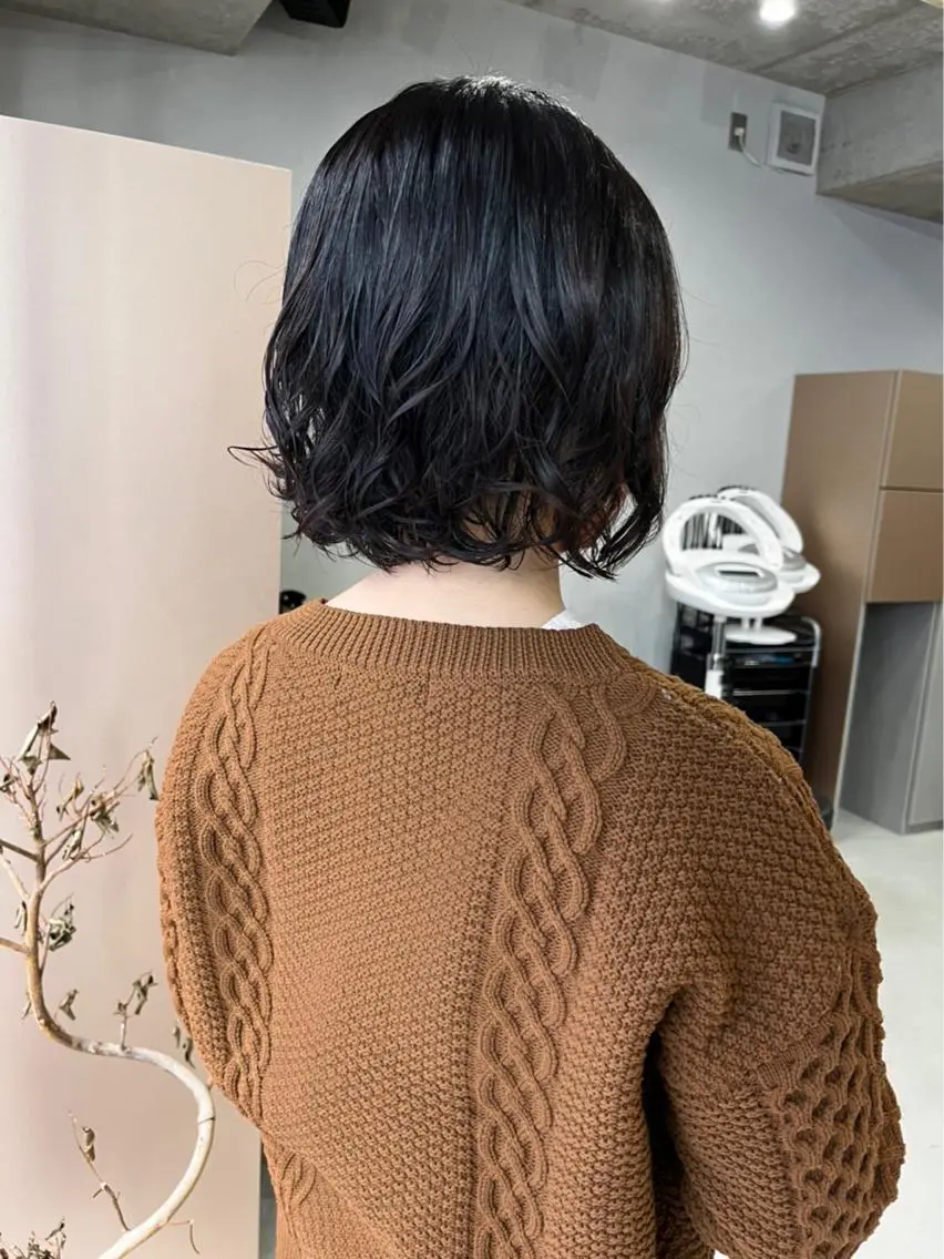 ミディアム パーマ 吉田一輝 外国人パーマのヘアスタイル