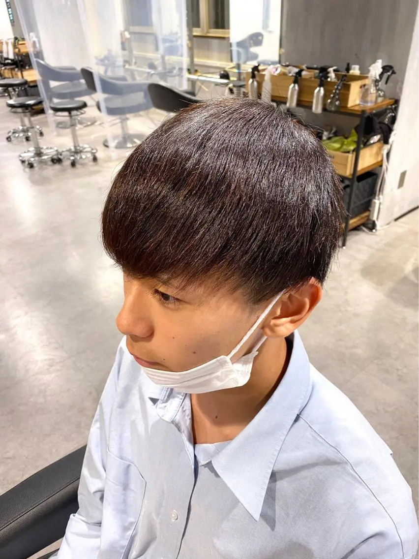 ミディアム カラー ヘアアレンジ 【公式】メンズ専門 🔥BLUCK渋谷店のヘアスタイル