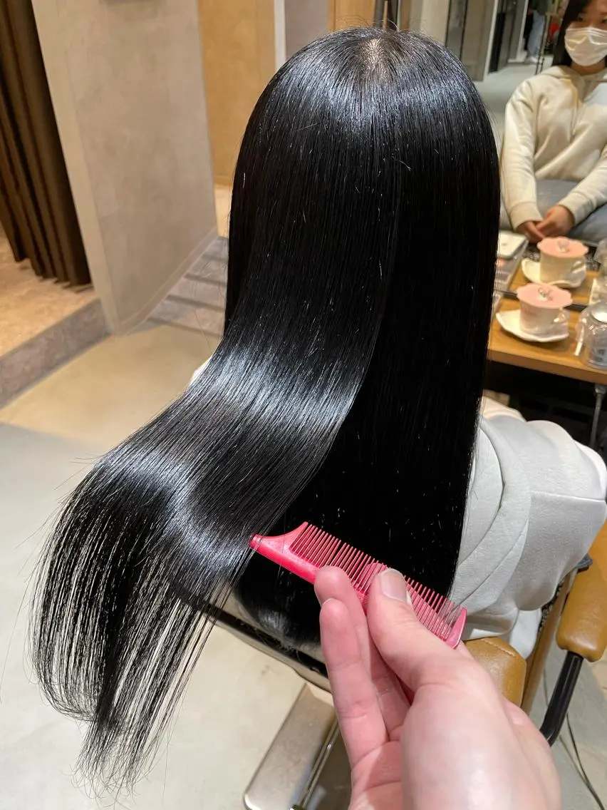ロング 髪質改善 トリートメント カット トリートメント ♦️モテ髪創作者 SUGA♦️のヘアスタイル