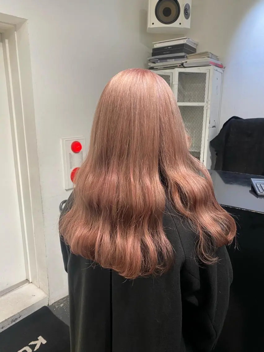 ロング カラー ヘアカラー トリートメント 🎀ミカ/レイヤー/ 韓国ヘア/原宿🎀のヘアスタイル