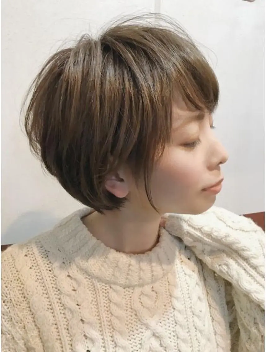 ショート 高梨 里穂のヘアスタイル