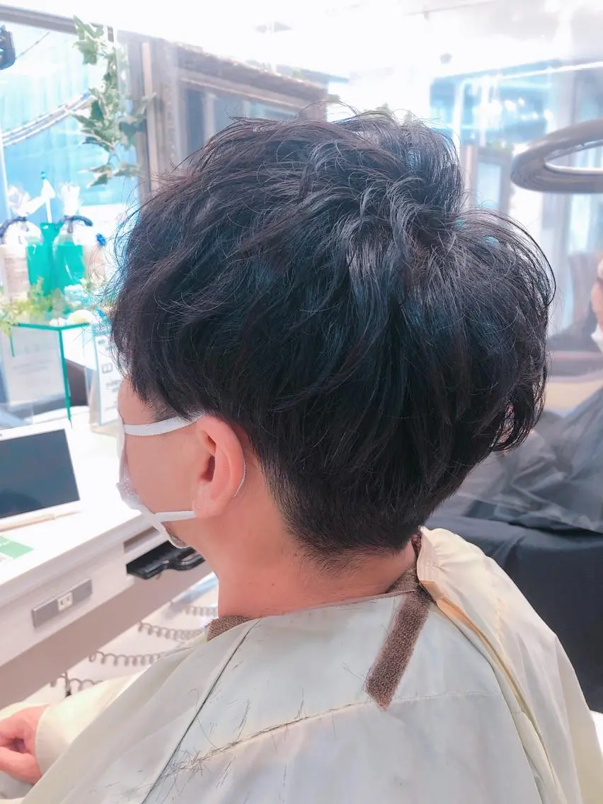 メンズ メンズパーマ 炭木 一也のヘアスタイル