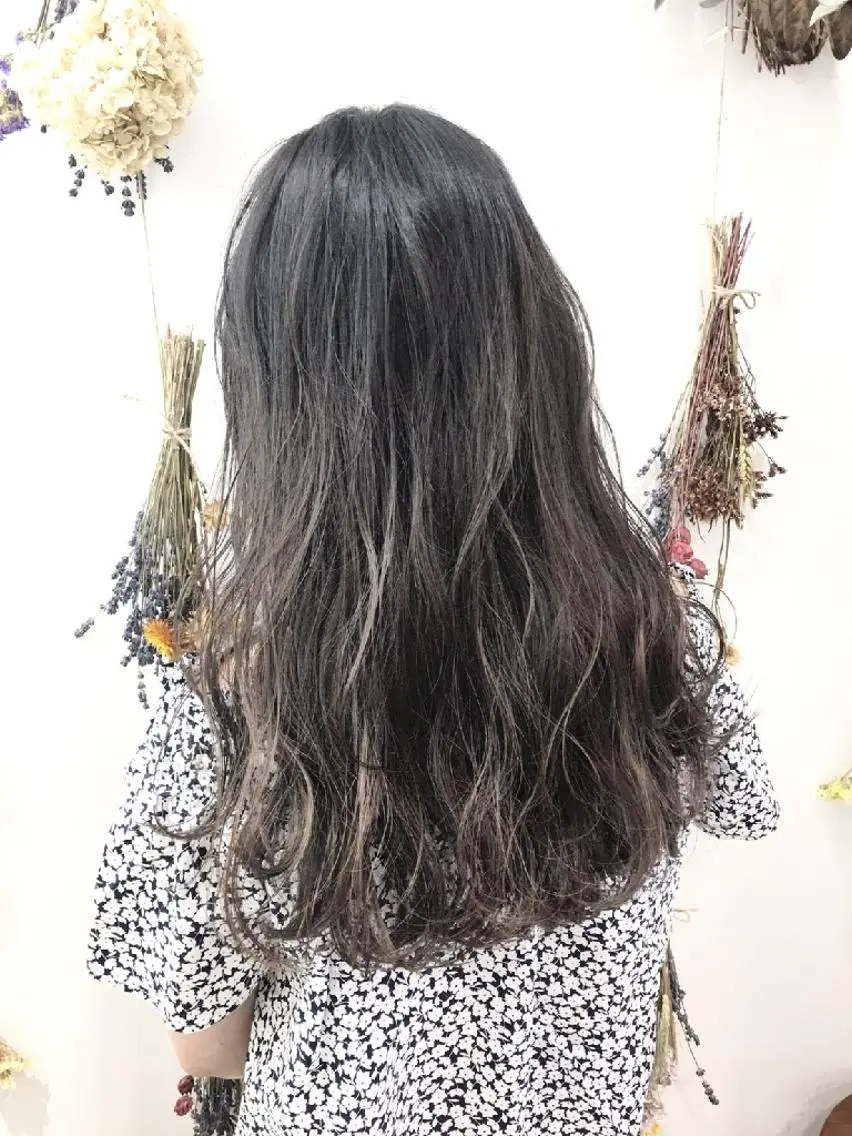 ミディアム Ash 店長 山下達也のヘアスタイル