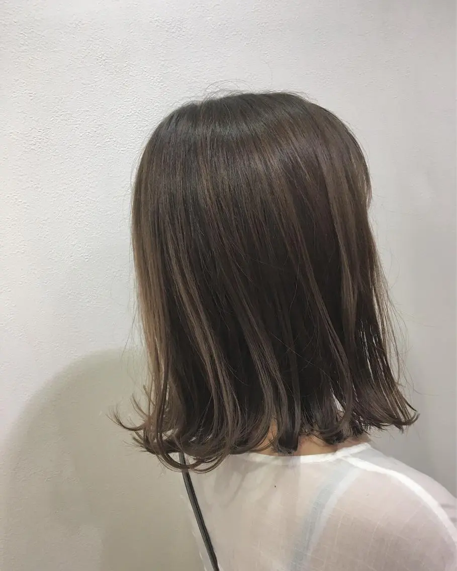 ミディアム はまべ です☆のヘアスタイル