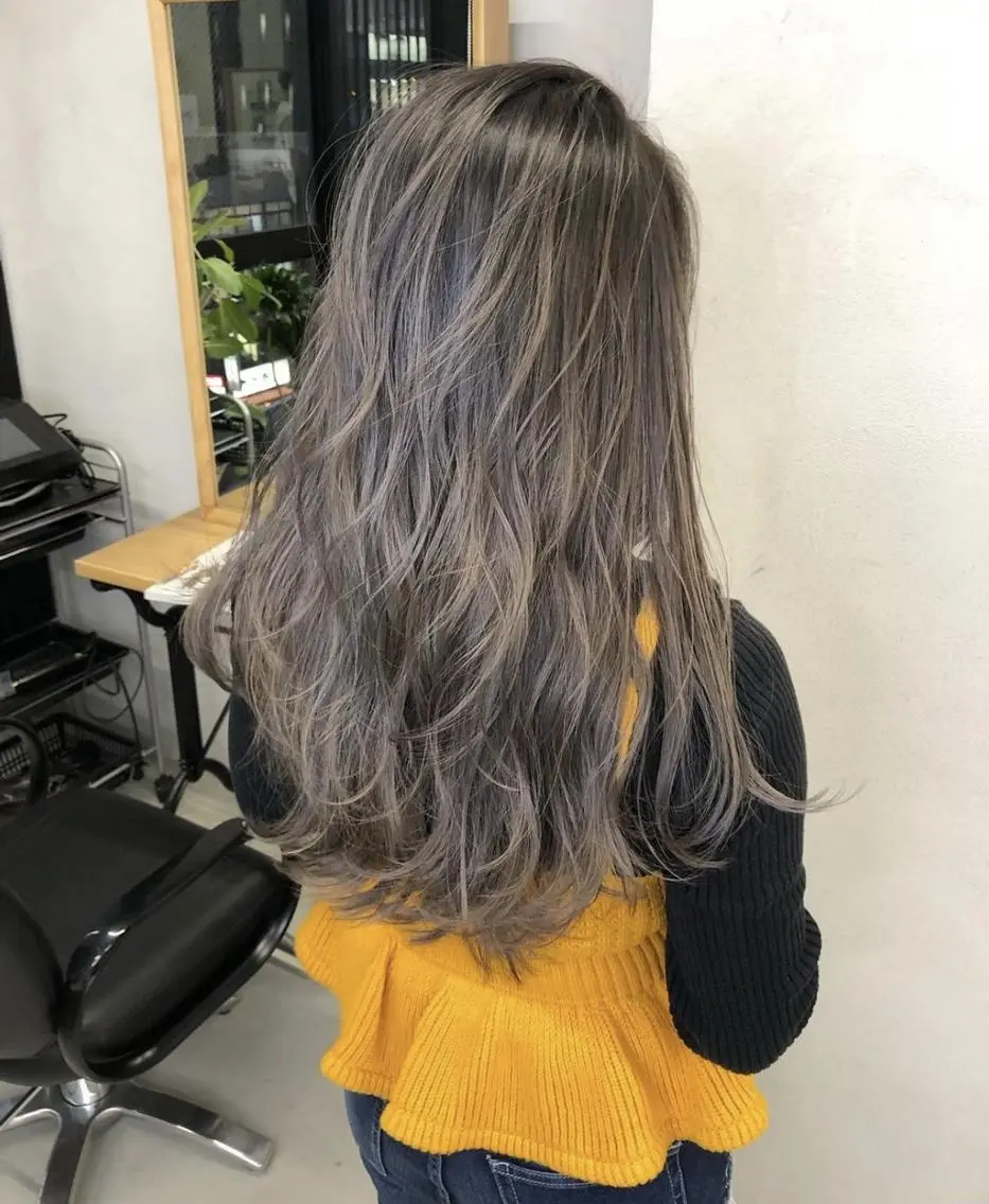 ロング カラー アディクシーカラー 透明感カラー イルミナカラー ANGELICA JR和歌山店のヘアスタイル