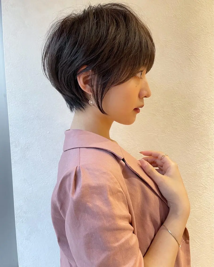 ショート カラー Aster 店長 れおんのヘアスタイル