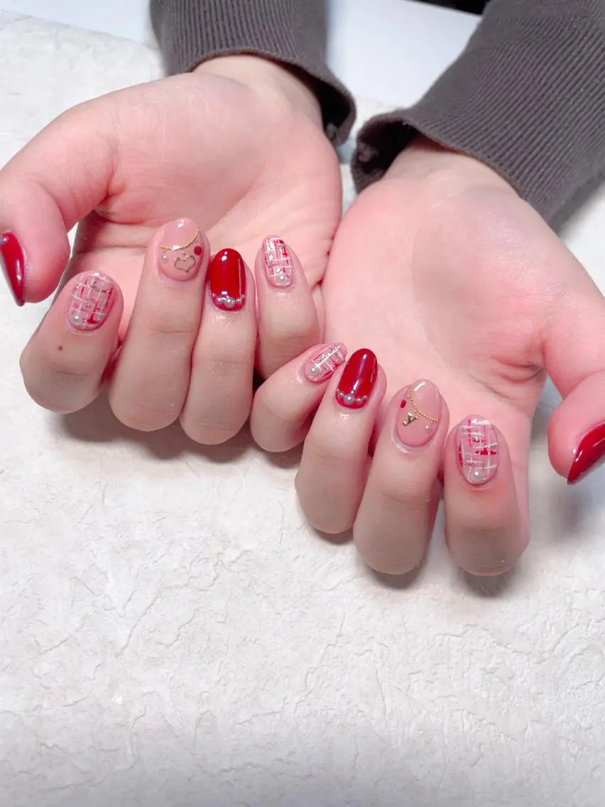 ネイル ハンドネイル M 🌷Nail 長さだし専門店のネイルデザイン