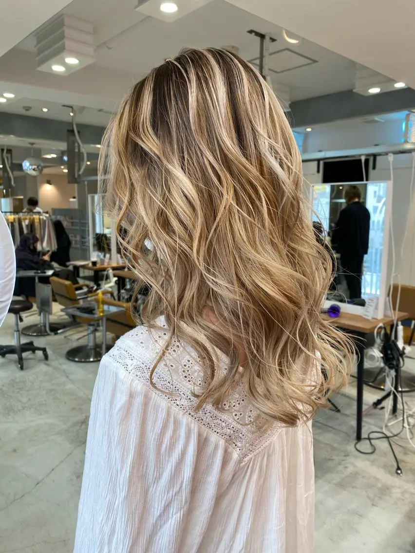 ロング カラー welring hair salonのヘアスタイル