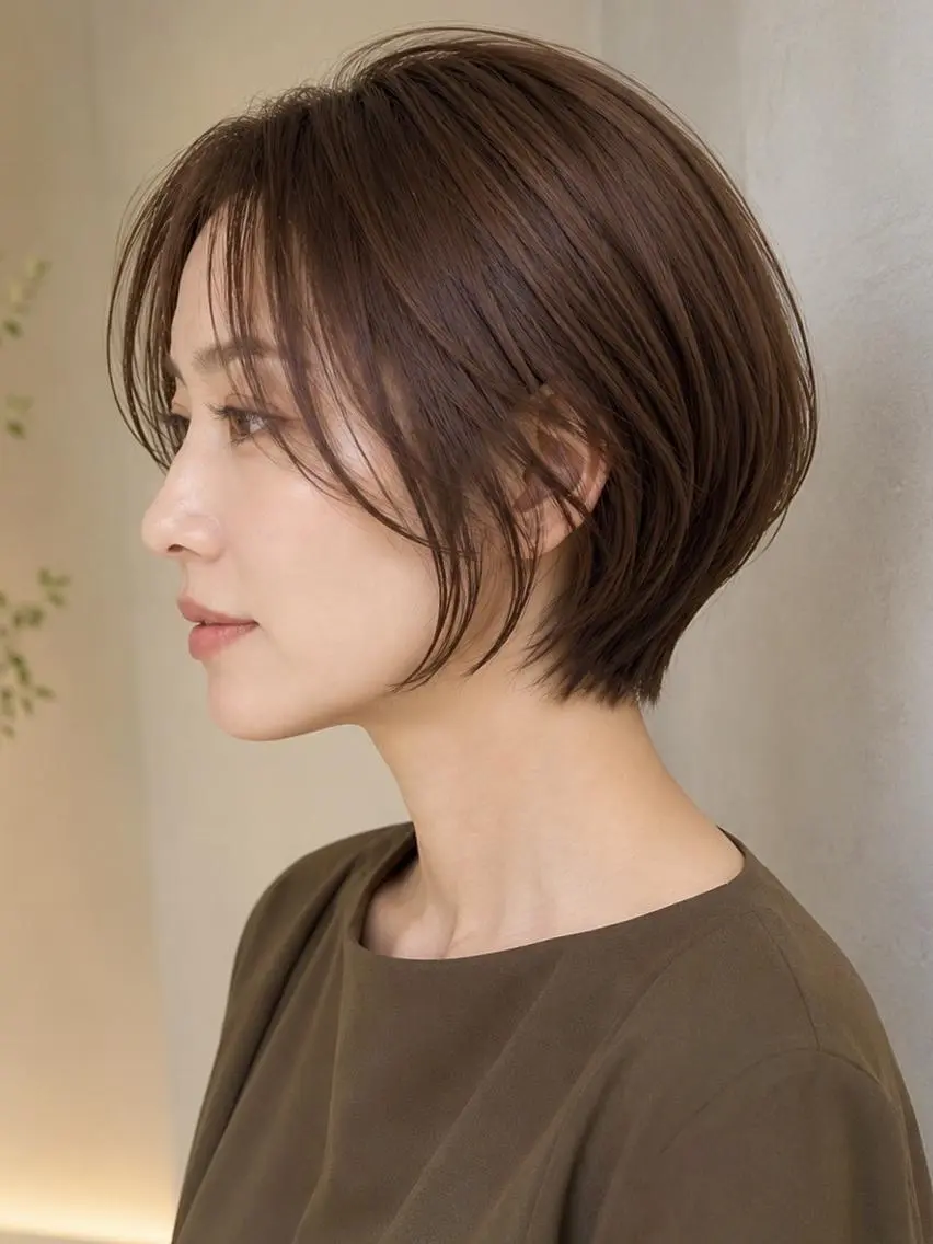 ショート ショートヘア 大人ショート/ 似合わせ/中野のヘアスタイル
