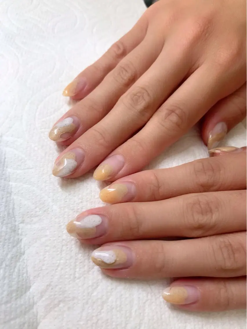 ネイル アートネイル ニュアンスネイル kawaguchi yukiのネイルデザイン