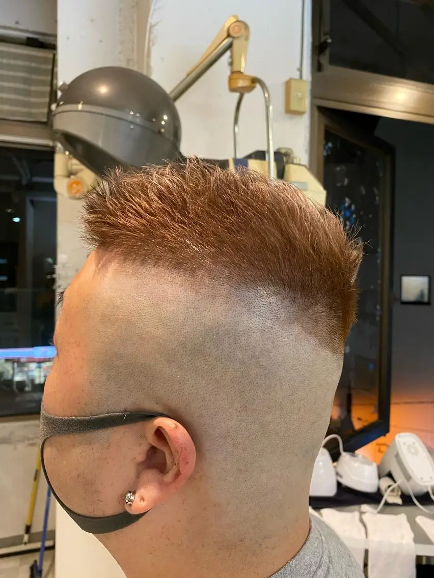 メンズ フェードカット スキンフェード 黒川 奨のヘアスタイル