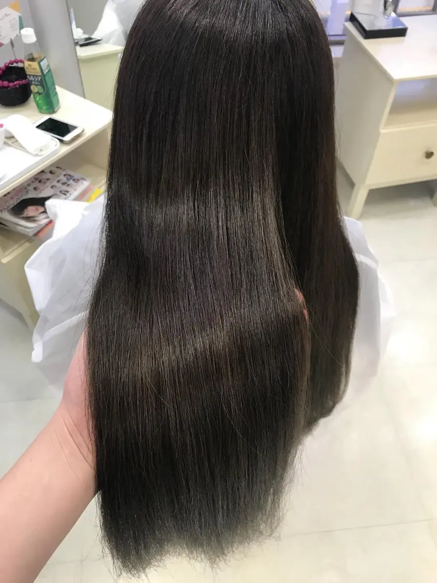 ロング アッシュ 💫カットはなんでも 得意です✂️のヘアスタイル