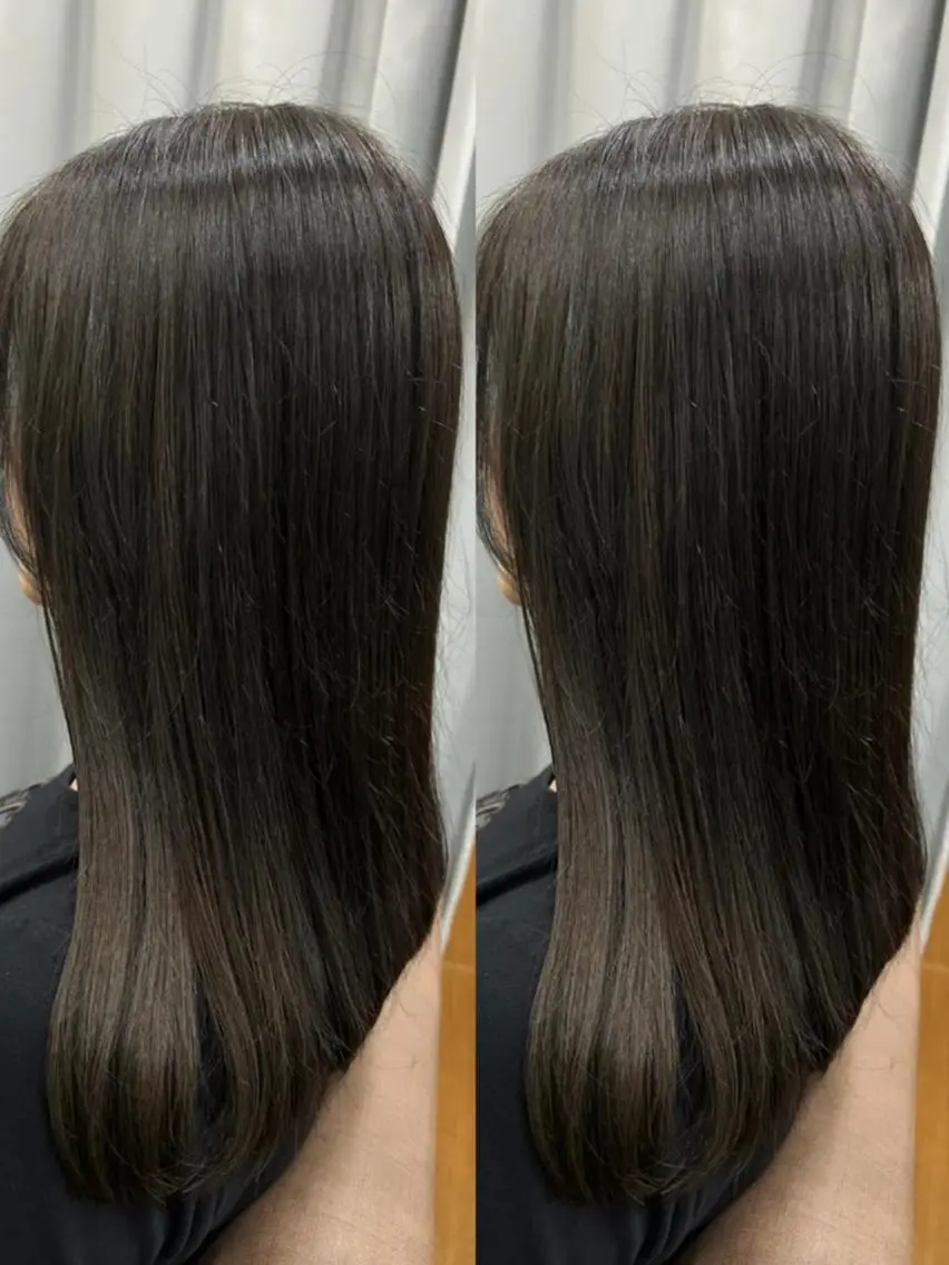 セミロング カット TELA HAIRのヘアスタイル