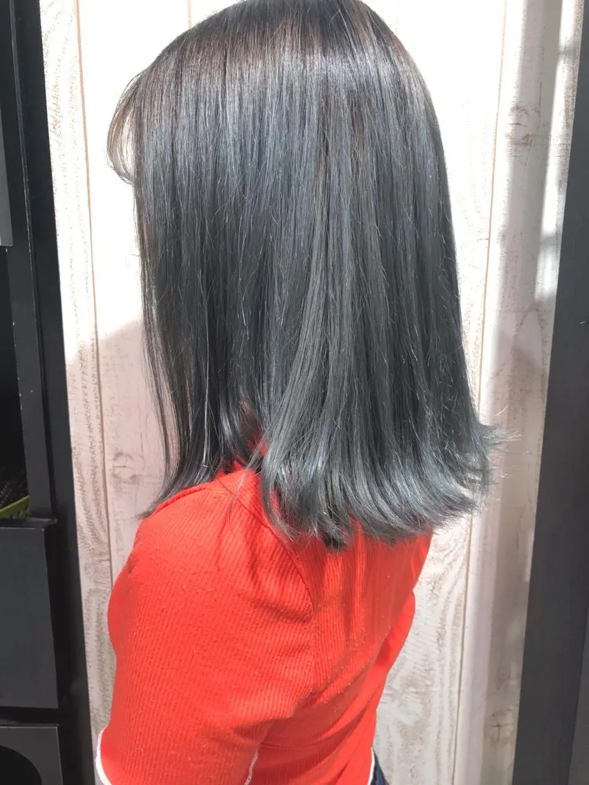 ミディアム カラー 中野 竜介のヘアスタイル