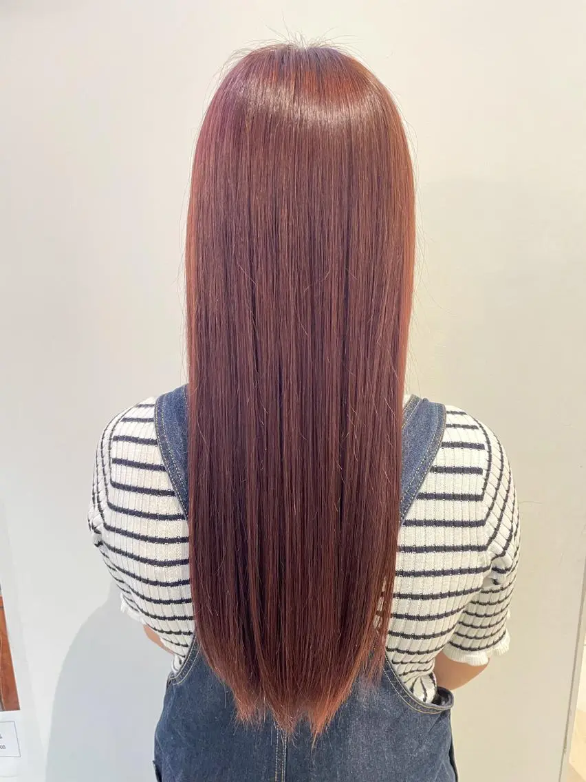 カラー ヘアカラー トリートメント 髪質改善カラー🤍 エクステ✨君島由実子のヘアスタイル