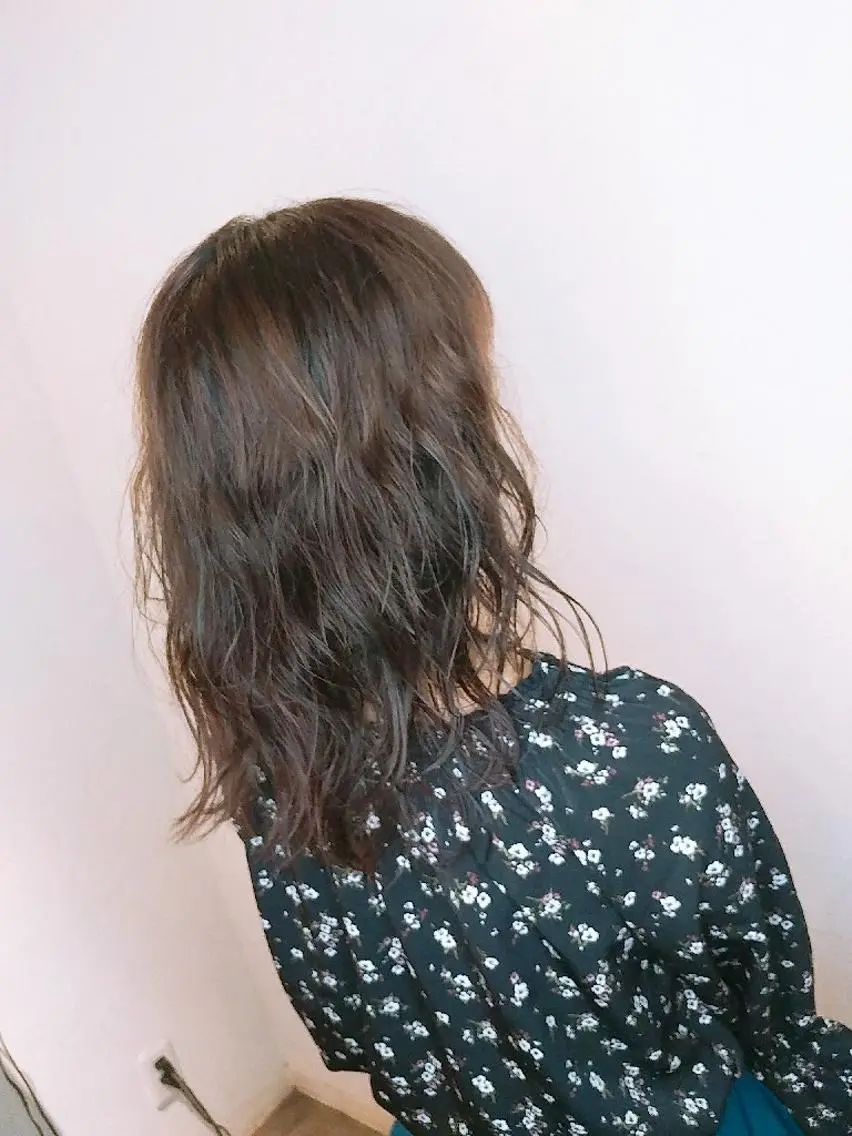 セミロング パーマ Cecilhair 店長松本のヘアスタイル