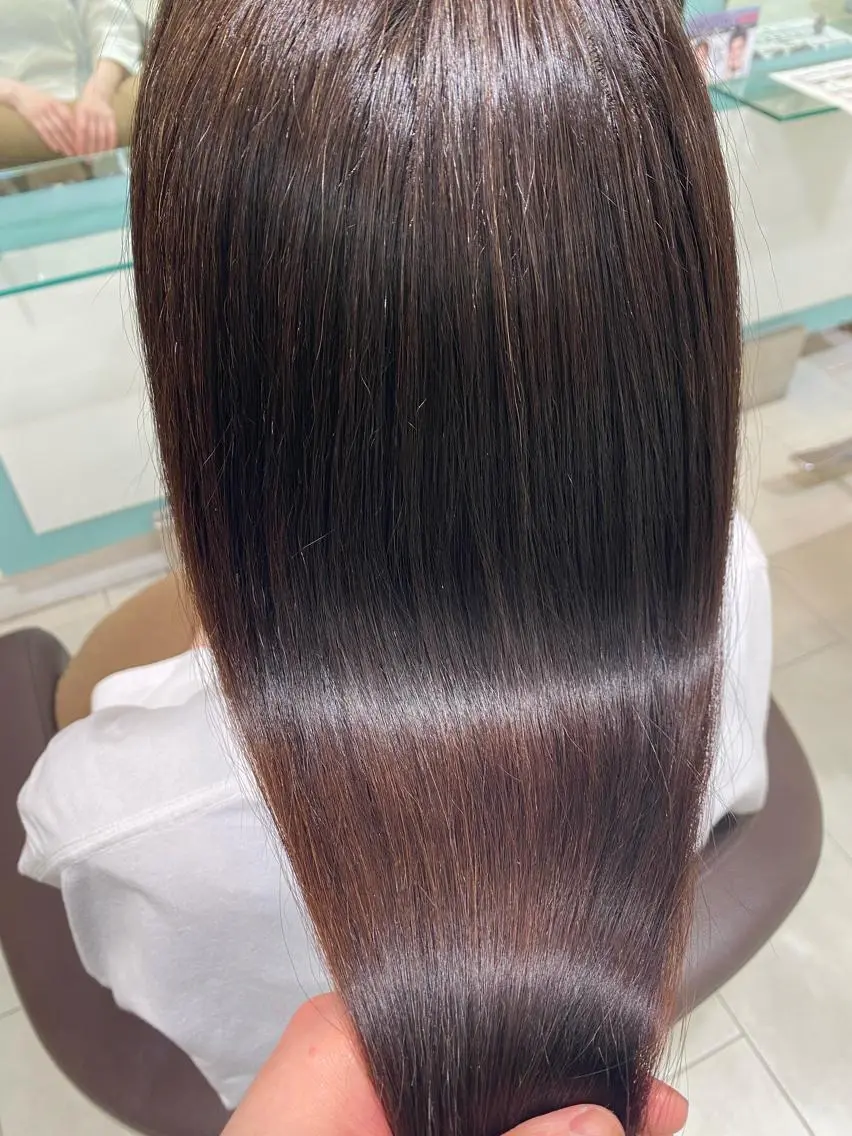 ロング 縮毛矯正 N°jemica 🫧REIKA🫧のヘアスタイル