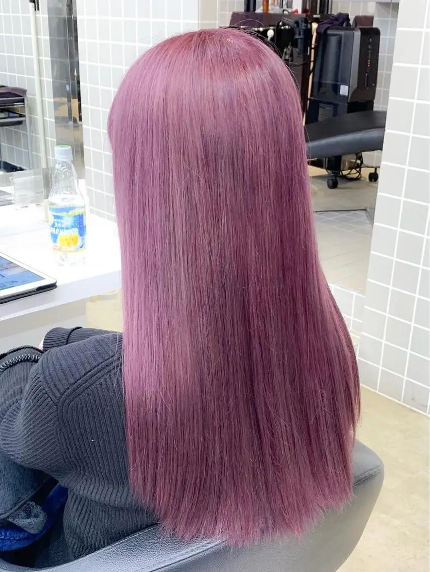 セミロング カラー ヘアアレンジ 🩵 JURI🩵のヘアスタイル