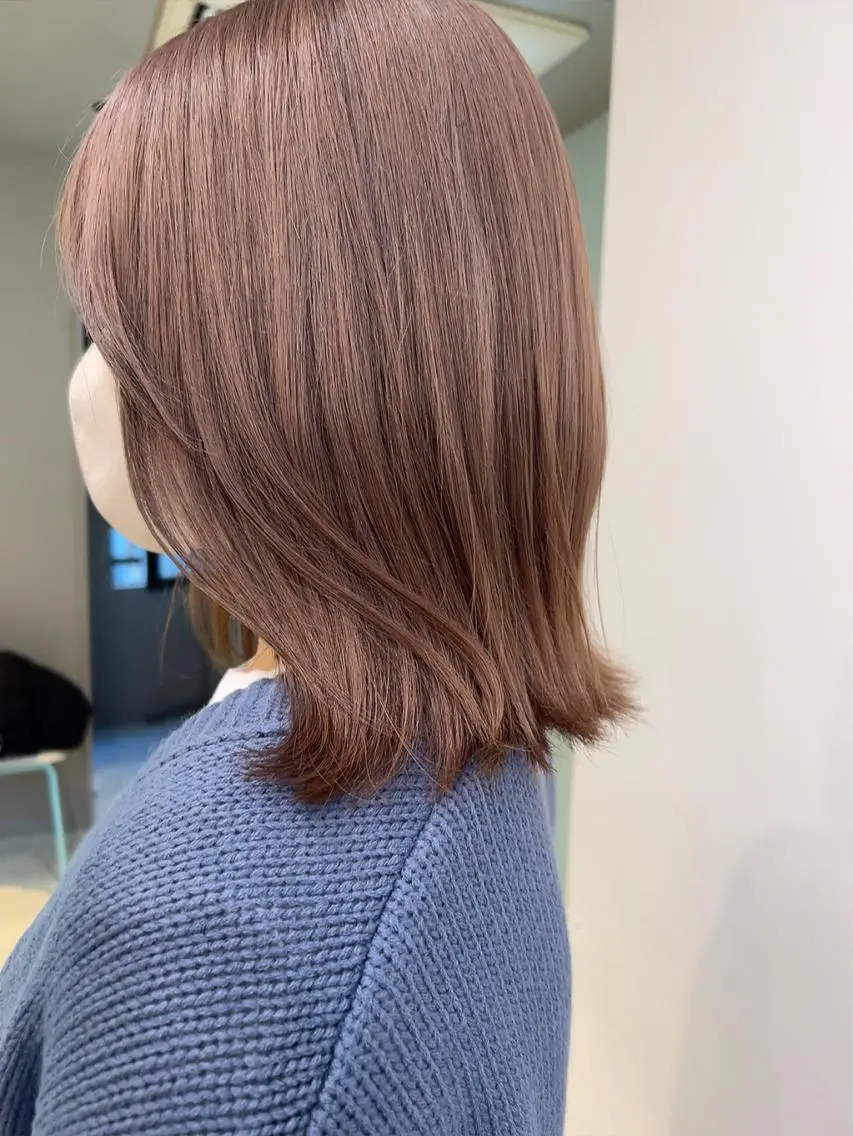 ロング カラー ヘアカラー トリートメント 🥞ベージュ系カラー 【すずきりほ】🥞のヘアスタイル