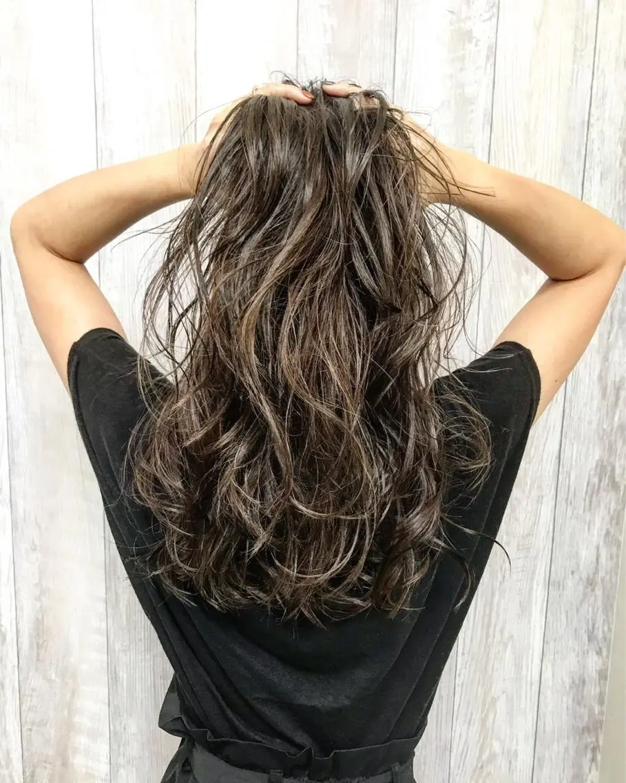 ロング カラー ヘアアレンジ 中澤 昌美のヘアスタイル