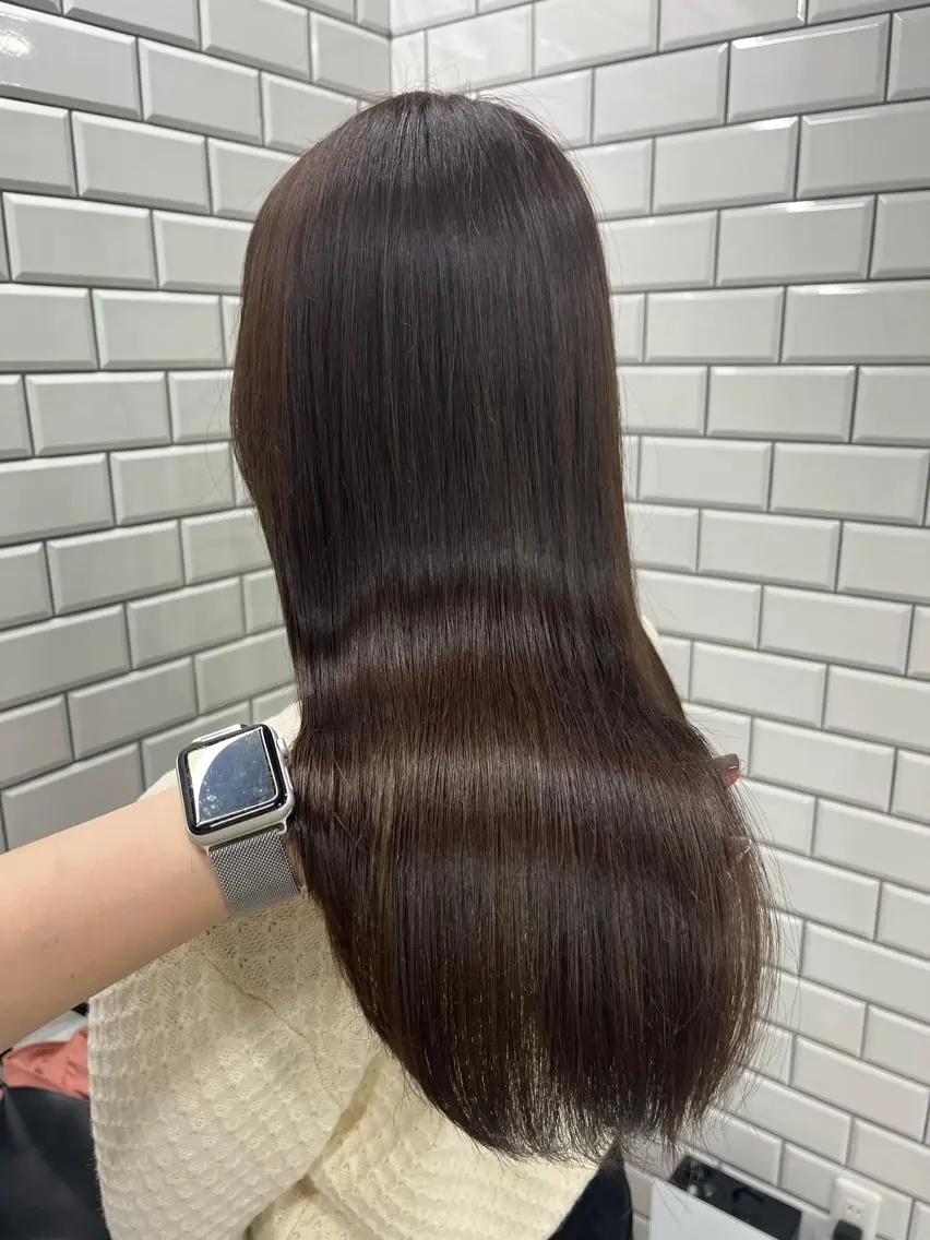 ロング カラー カット ヘアカラー トリートメント newi赤羽 HINATAのヘアスタイル