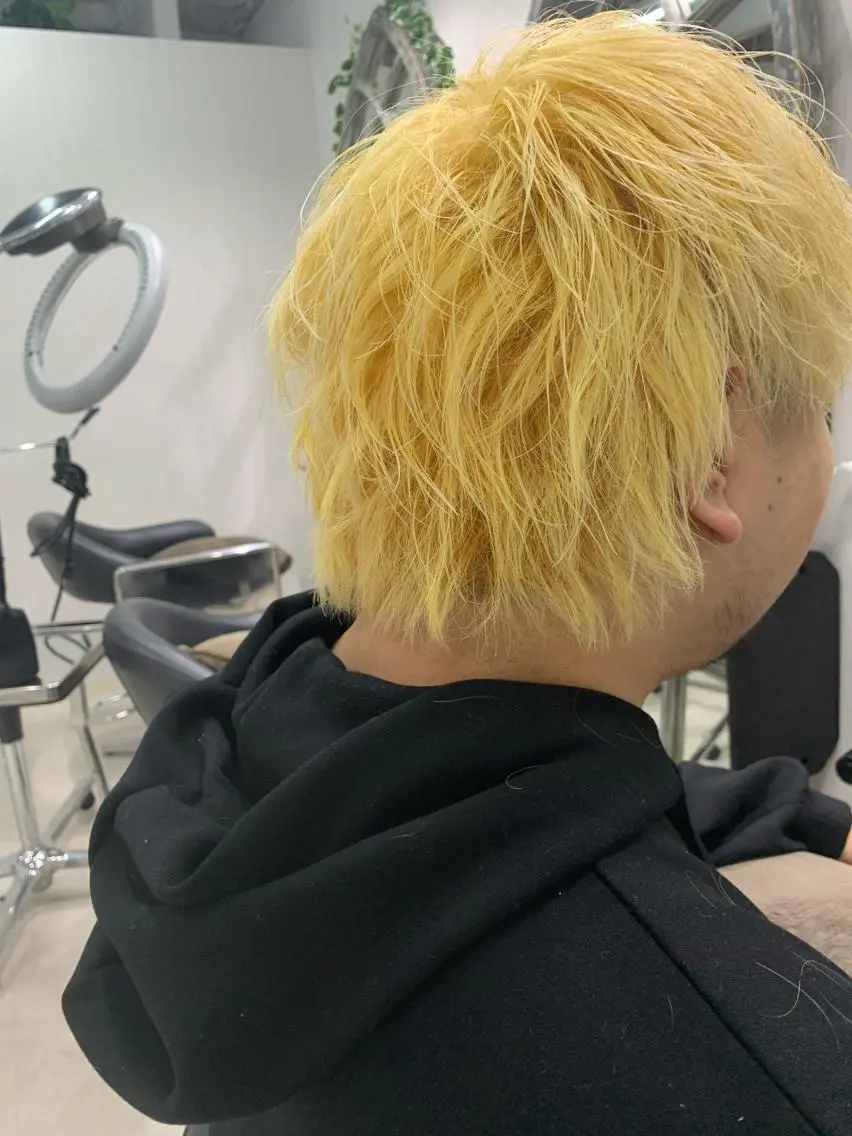 カラー メンズ repose日本橋 室町のヘアスタイル