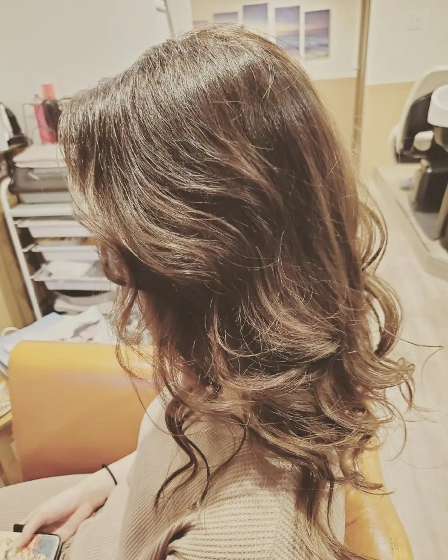 ロング カラー アディクシーカラー イルミナカラー 外国人風カラー トリートメント カット ヘアカラー トリートメント spa hair ark 富井直美のヘアスタイル