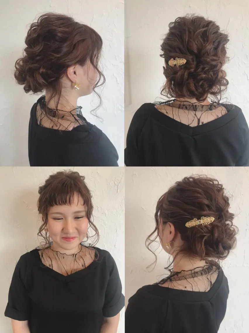 セミロング カラー パーマ ヘアアレンジ メンズ 豊橋美容院 ソンリエのヘアスタイル