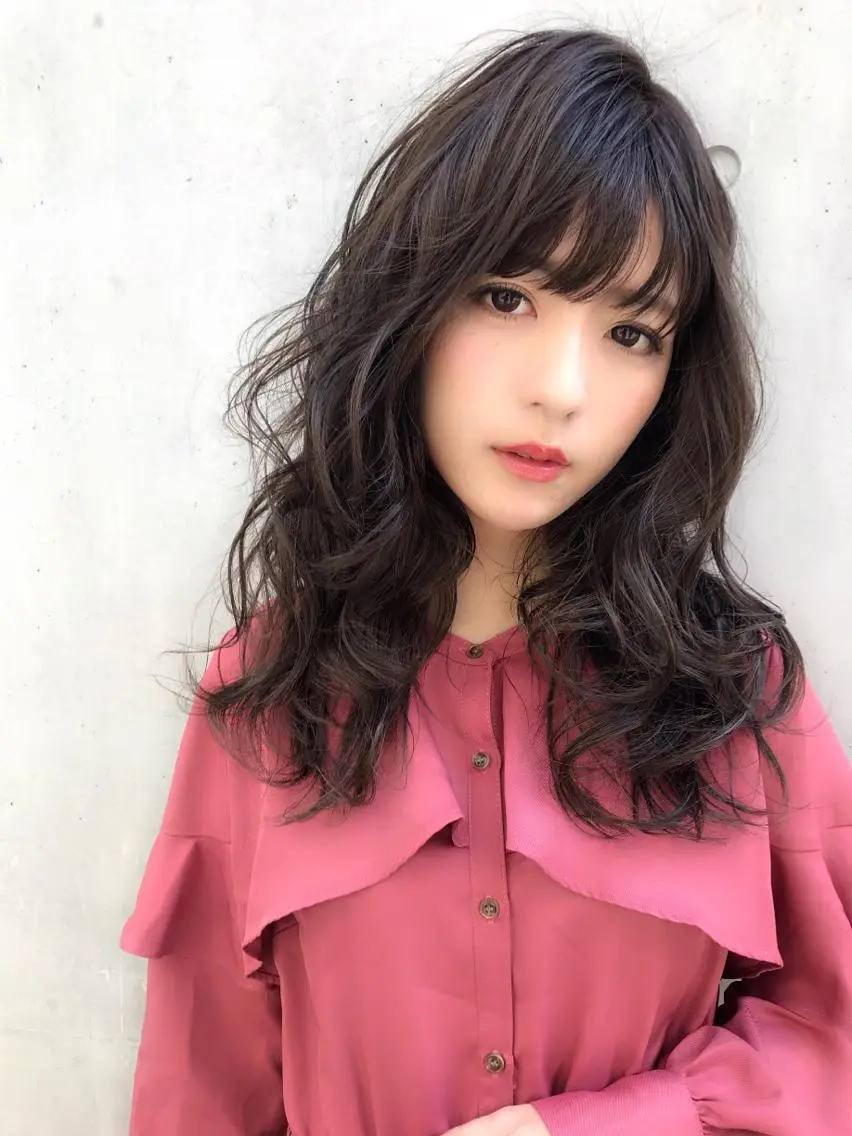 ロング カラー 酸性ストレート/ブリ ーチなし/中村 匠のヘアスタイル