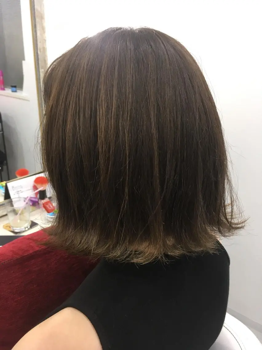 ショート カラー 髪質改善 中川 翔のヘアスタイル