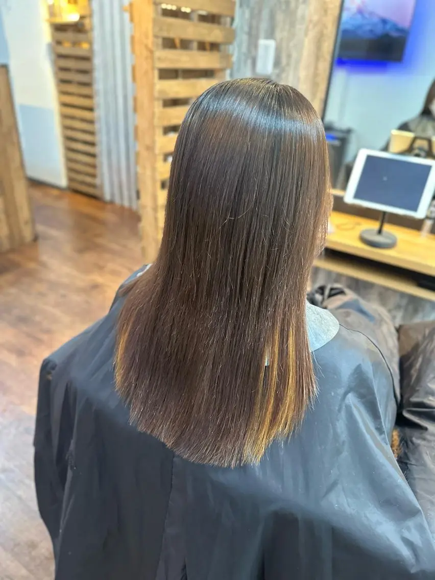 セミロング パーマ Luzir⭐︎ GEN⭐︎のヘアスタイル