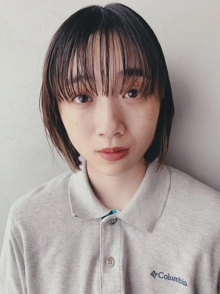 ショート カラー パーマ ボブパーマコテ巻き風 パーマNo1深江秀平のヘアスタイル