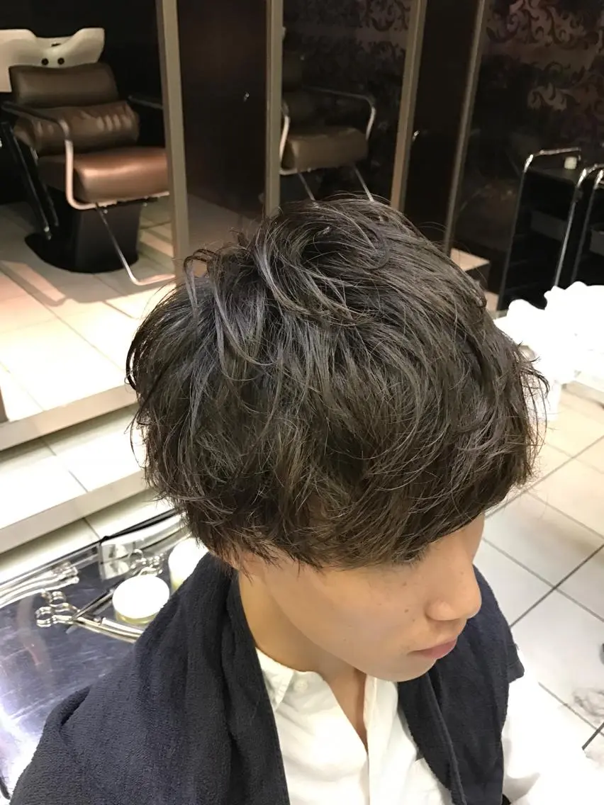 ショート メンズ マッシュ 中川 拓弥のヘアスタイル