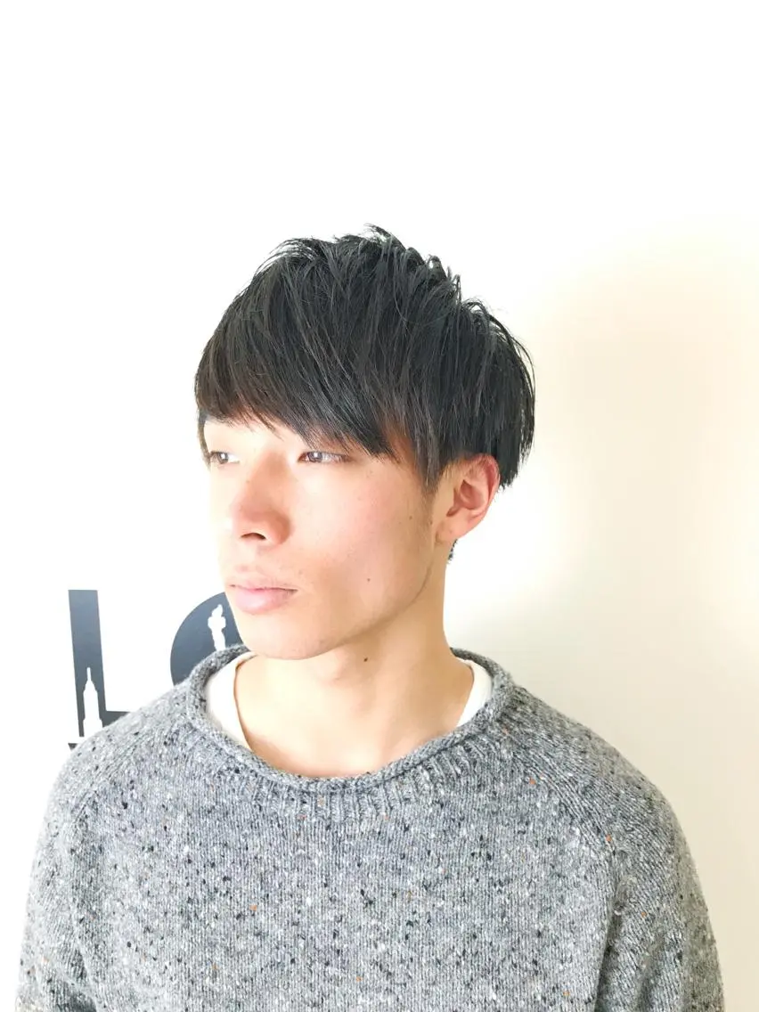 ショート メンズ 赤み消しカラー /透明感カラー 上長のヘアスタイル