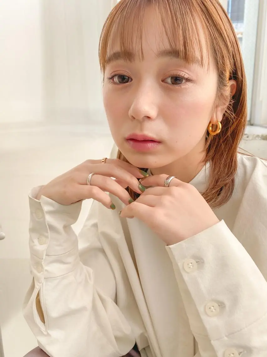 ミディアム カラー ヘアアレンジ カット ヘアカラー トリートメント ボブ/ショート 秋本凌汰のヘアスタイル