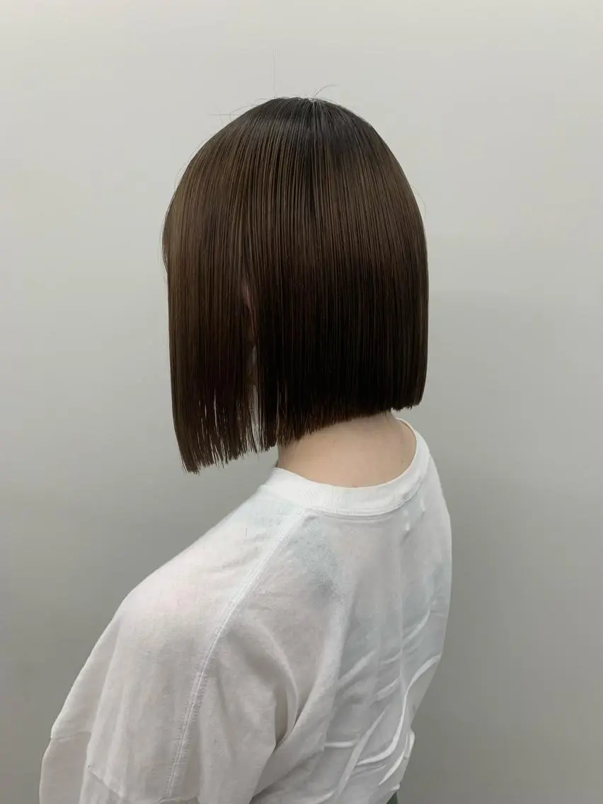 ショート 前下がりボブ ボブ 伊藤 りいなのヘアスタイル