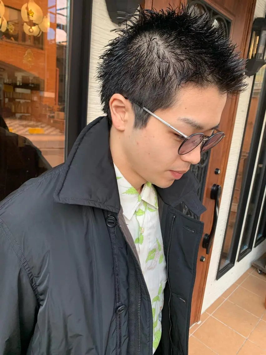 ショート メンズ メンズウルフカット ショートヘア ウルフカット yoshi （髙橋）のヘアスタイル