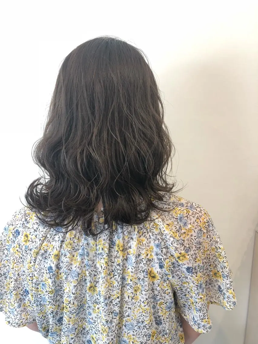 ロング カラー ヘアアレンジ メンズ キッズ ネイル マツエク・マツパ 透明感カラー🤎 ゆりのヘアスタイル