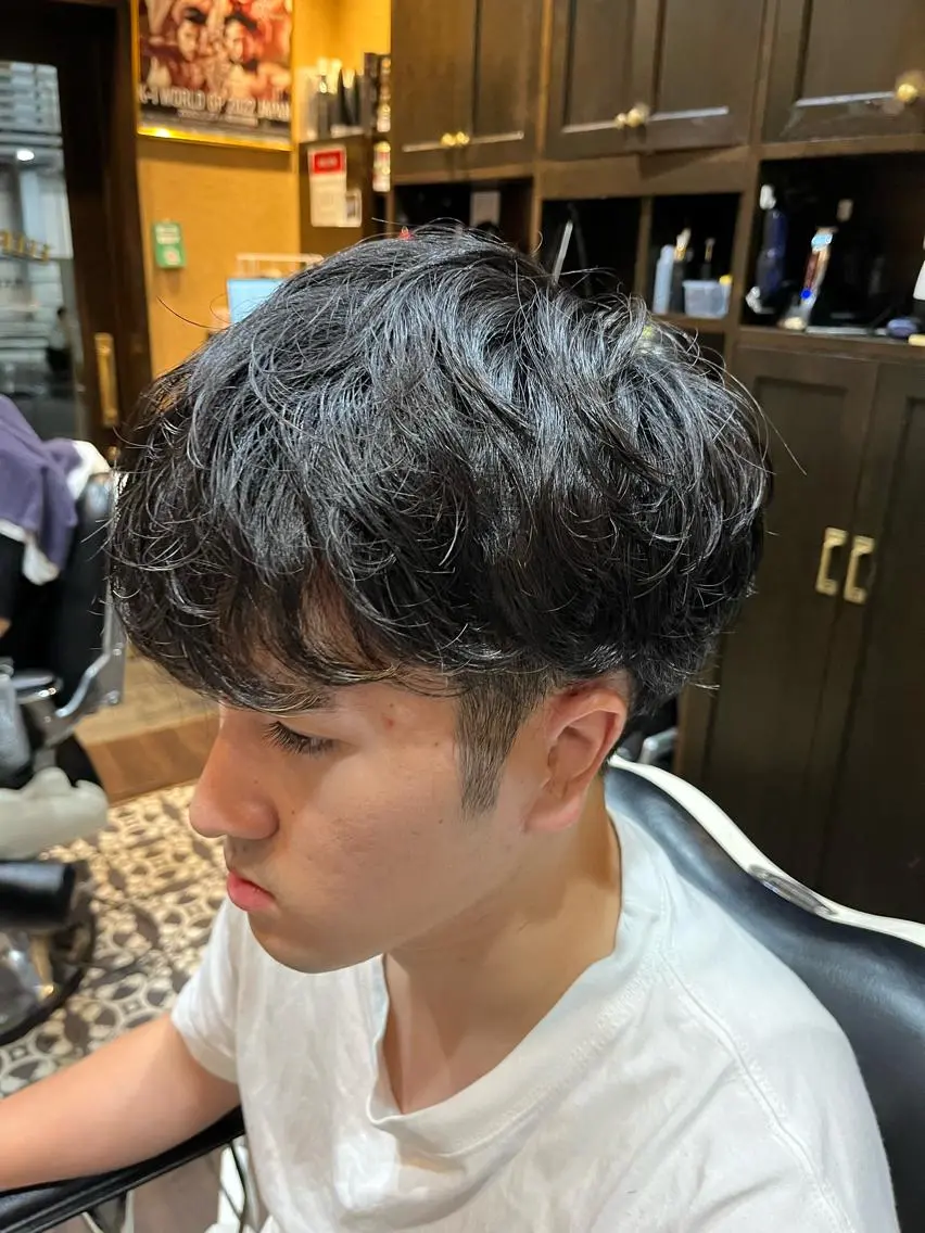 ショート メンズ マッシュ 刈り上げ 工藤 千織のヘアスタイル