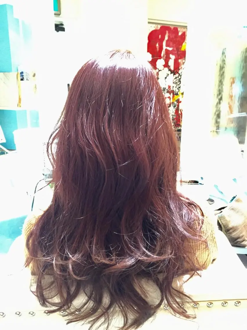 ロング カラー 色気レイヤー& ショートはお任せ🌟のヘアスタイル