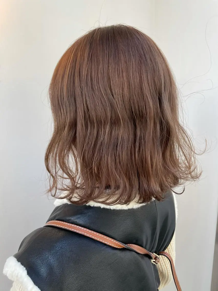 ミディアム カラー ベージュカラー ラベンダーカラー ラベンダーベージュ ヘアカラー 中目黒🌼 🌼ハナのヘアスタイル