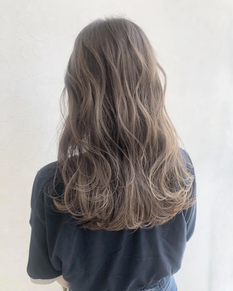 ロング カラー ヘアカラー トリートメント nakahara madokaのヘアスタイル