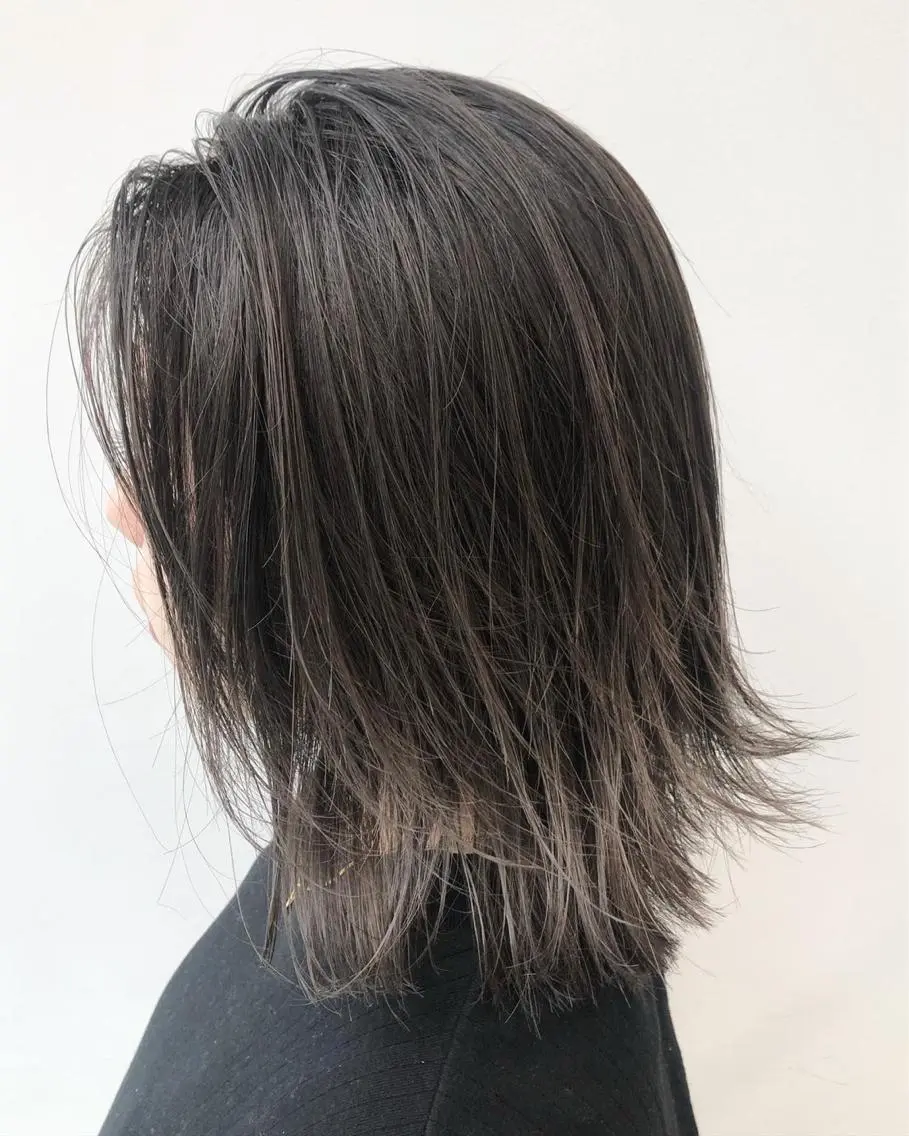 ミディアム カラー グラデーションカラー 🦄インナーカラー 🦄貫井彩花のヘアスタイル