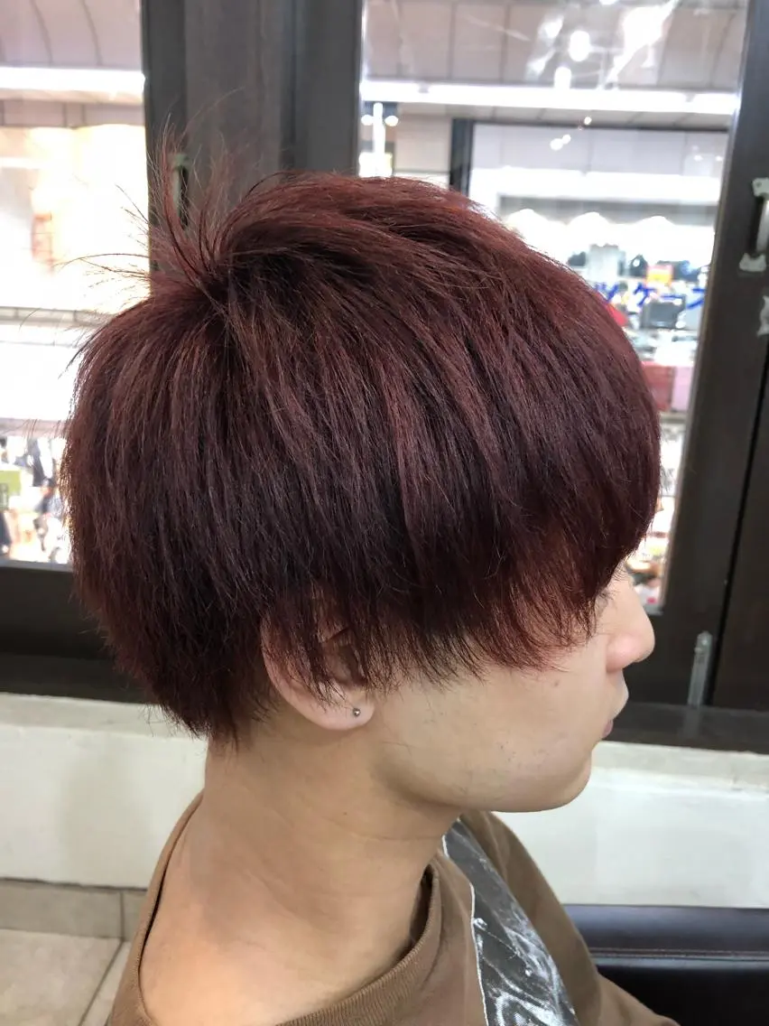 ショート メンズ カット ヘアカラー カ レラのヘアスタイル