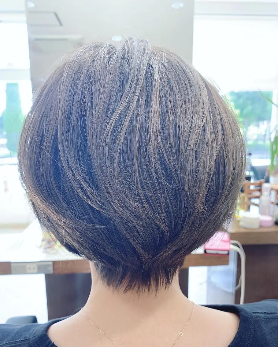 ショート くびれヘア ショートヘア カット トリートメント 野澤 宏弥のヘアスタイル