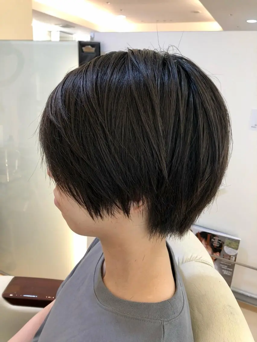 ショート ハンサムショート ショートヘア 山岡 徹也のヘアスタイル