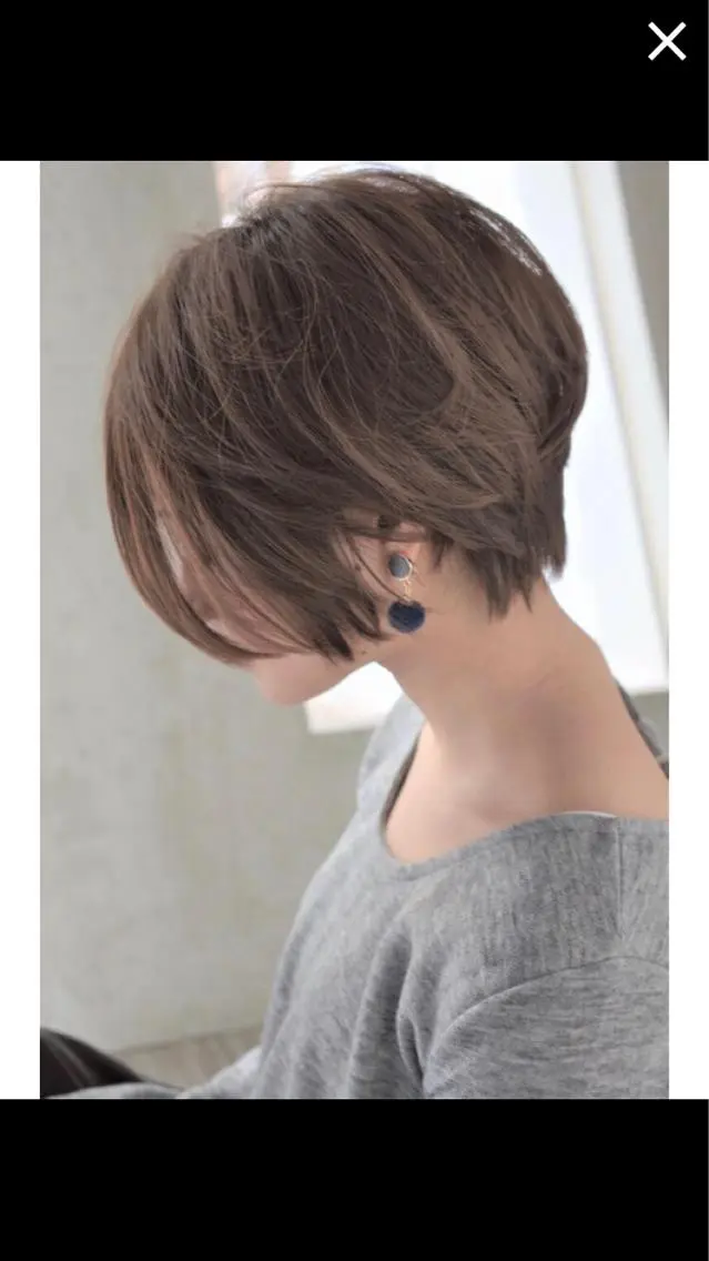 ショート ハンサムショート ショートヘア せこぐち まいのヘアスタイル