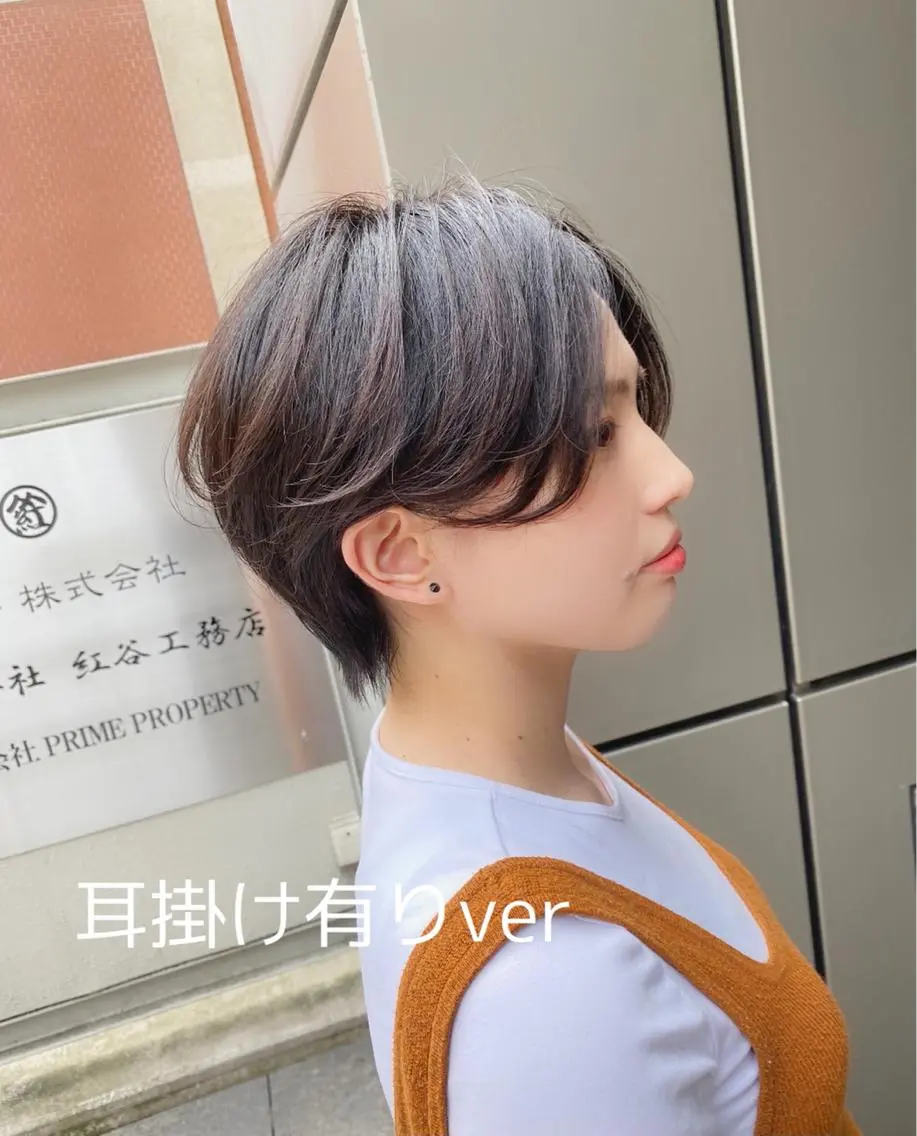 ショート カット 藤田 遼のヘアスタイル